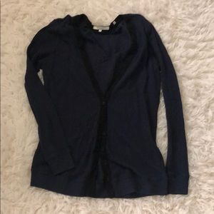 Navy cardigan